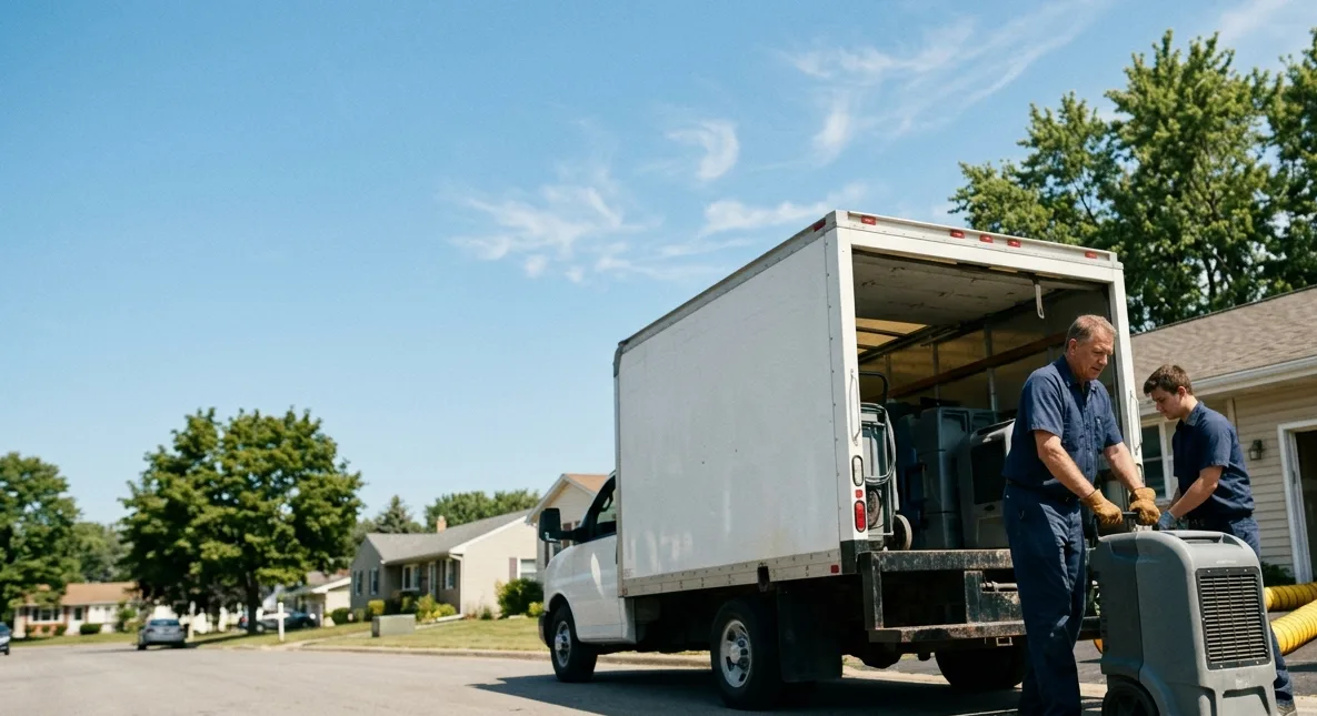 Water Damage Cleanup in Darien, IL near me